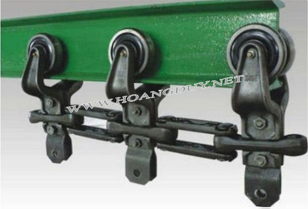 I Rail conveyor chains